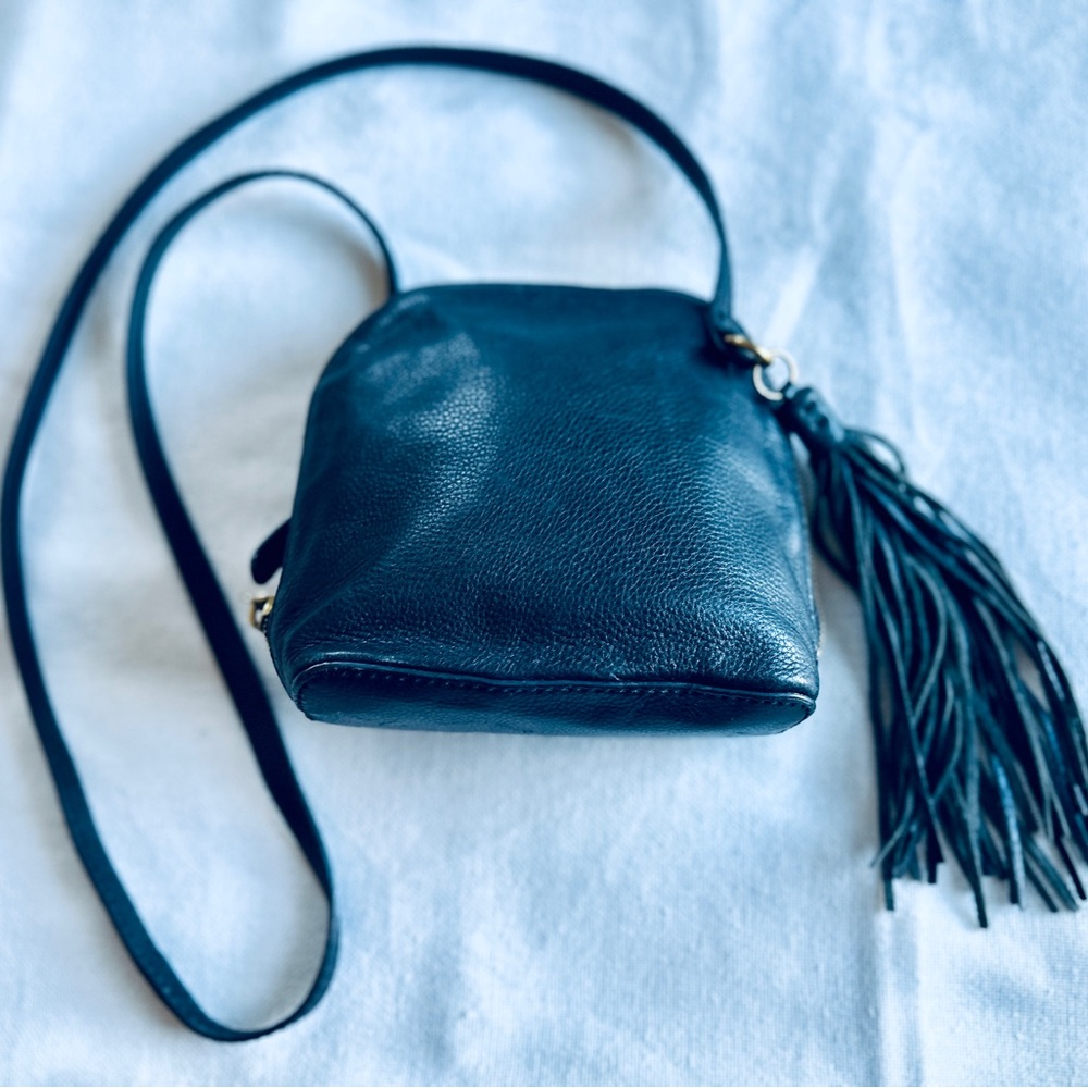 HOBO Nash Black Leather Crossbody Bag